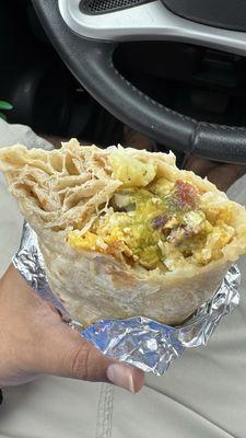 Tocino Breakfast Burrito