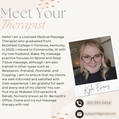Massage Therapy By Kyla