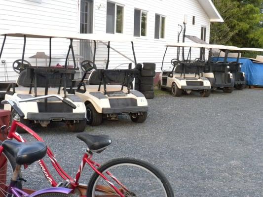 They have golf carts to rent