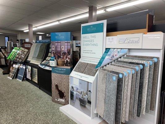 Multiple Carpet Manufacturer's in store