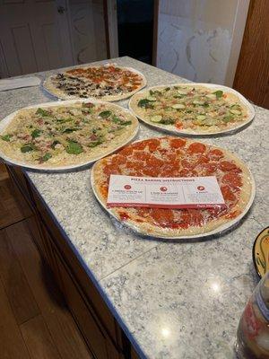 Gorgeous pizza ms made by someone who cares.