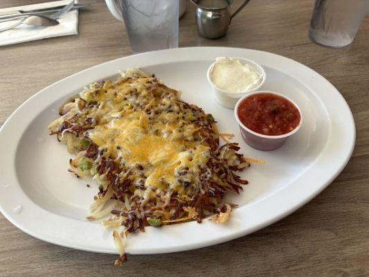 Loaded hash browns