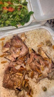 Ozie Lamb Meal (salad included) 4.5/5 for $20