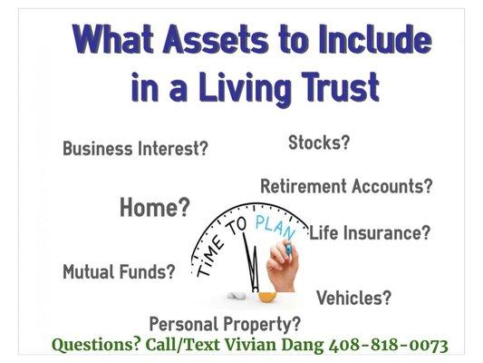 estate planning package includes trust, wills, healthcare directives..