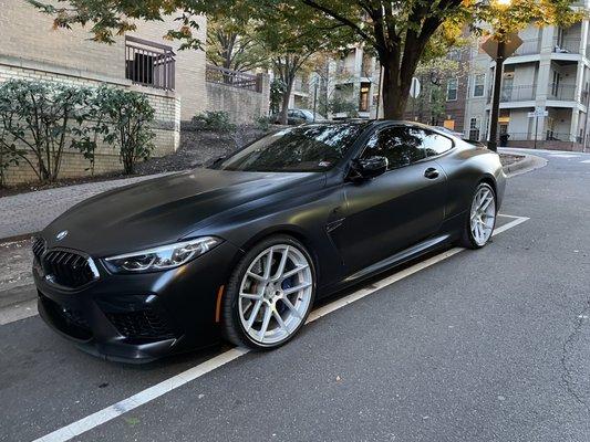 BMW M8. Exterior detail.