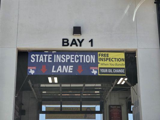 Inspection coming up