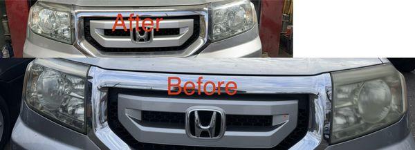 Headlight restoration