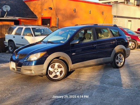 This is my 22 year old Pontiac Vibe.