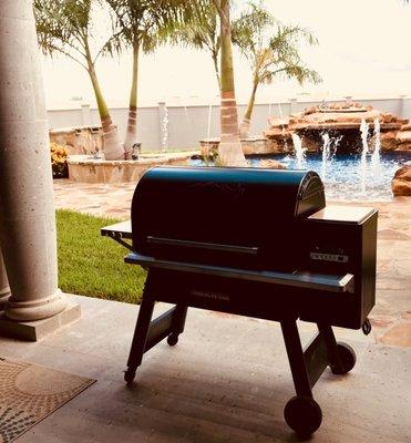 Traeger pellet grills sold here!