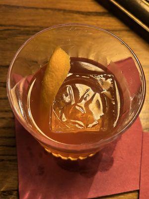 Rabbit on the ice cube