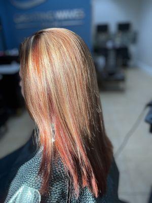 Copper highlights!!