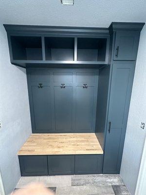 Custom mudroom