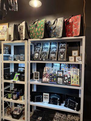 Cute gift bags and cards and stickers