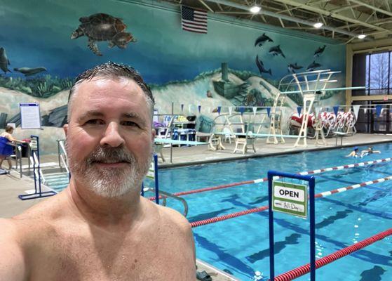 Swimming a mile a week thanks to support from Metro Swim!