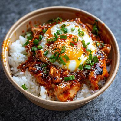 Korean Hot Chicken BiBi Bowl