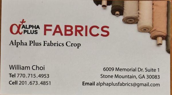 Alpha Plus Fabrics Crop