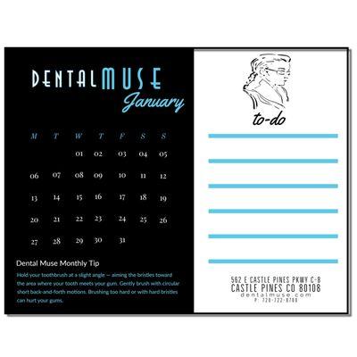 January Dental Muse Calendar