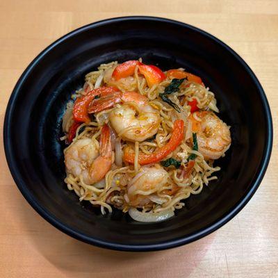 Drunk Street Noodles with Shrimp