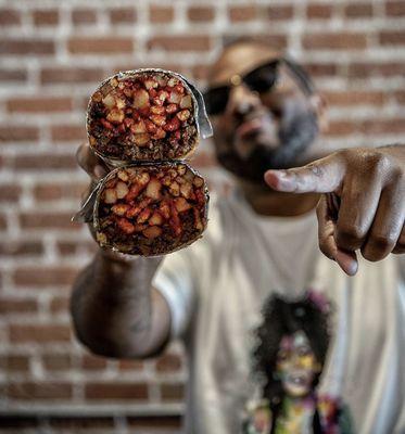 SoCal Burrito (hot Cheetos)!