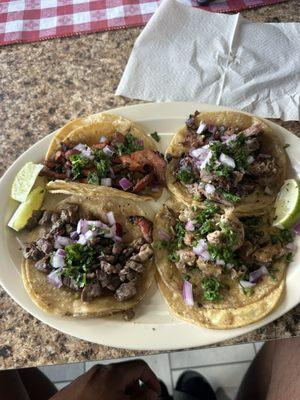 Asada pastor carnitas tripa