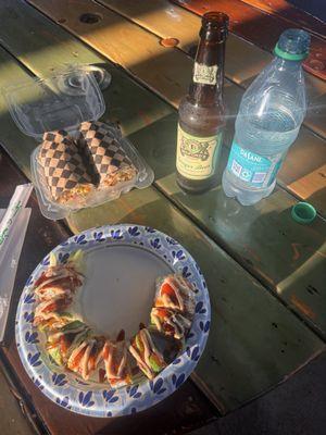 Dragon Roll & Shrimp Brito