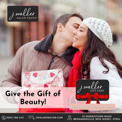 Give the Gift of Beauty!
The Holidays are upon us, and J.Walker gift cards are the perfect present for you or someone you love.