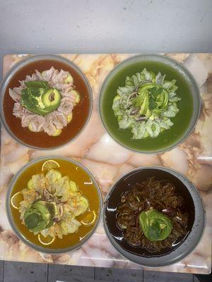 Agua chiles diferentes sabores