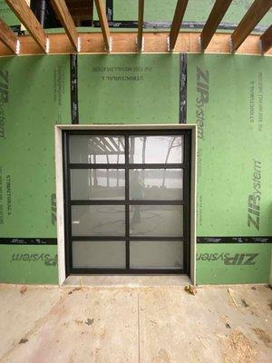 Clopay - Full View with frosted glass