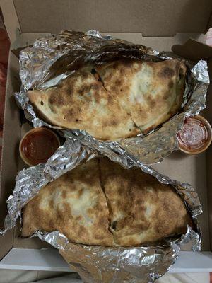Forest Parkway and Atlantic Ave Calzones ($10 each)