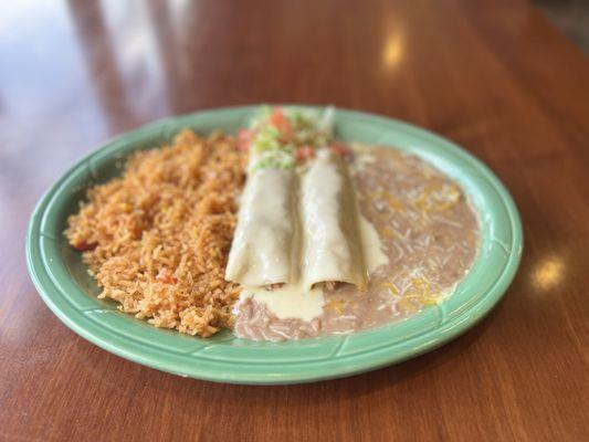Enchiladas blancas