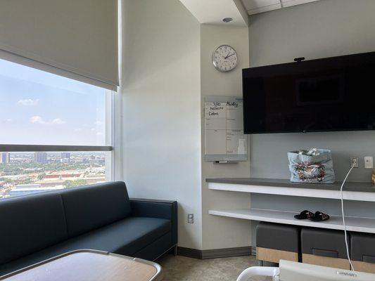 Sitting room/TV personalized with name, full internet w/ keyboard, and a plethora of entertainment & other features.