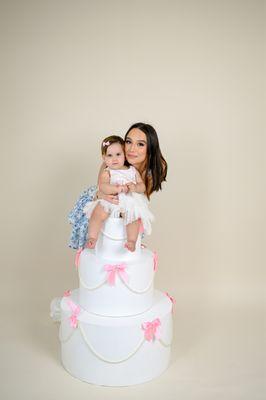 First birthday, cake smash session