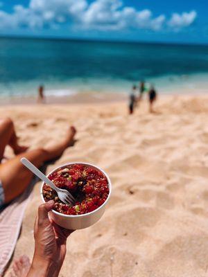 Polebendah. Very generous portion of ahi
