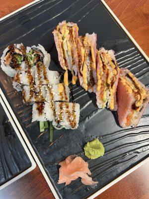 Salmon Skin Roll & Sandwich Roll