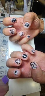 Fun,cute,short nail designs