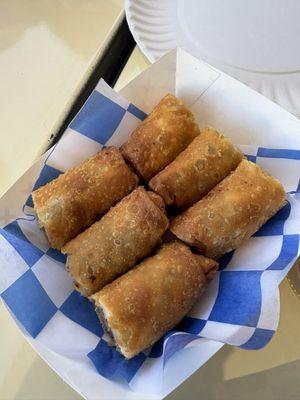 Cheesesteak spring roll appetizer