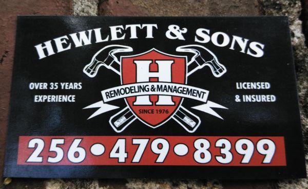 Hewlett & Son's Remodeling