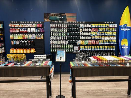 Halfpipe Seaside maintains a fully stocked inventory