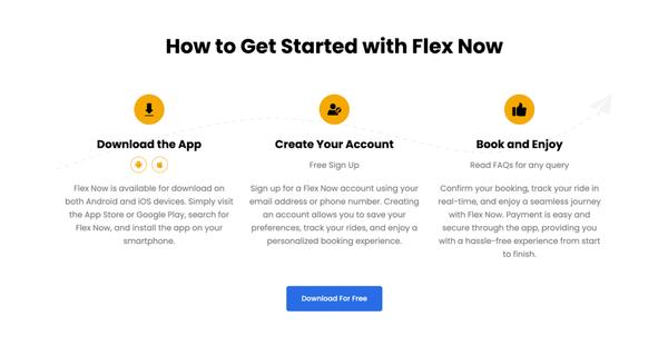Download Our Taxi App Called FlexNow.