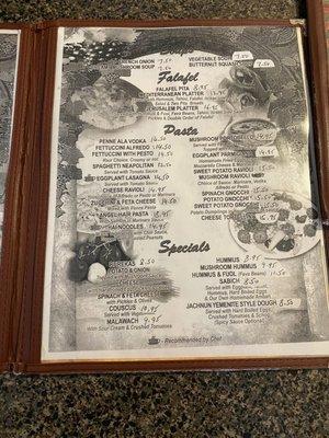 Menu (2/5)