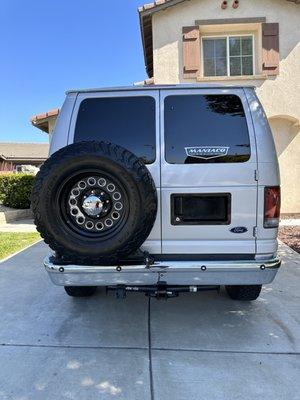 Exterior detail
Wash decontamination and wax