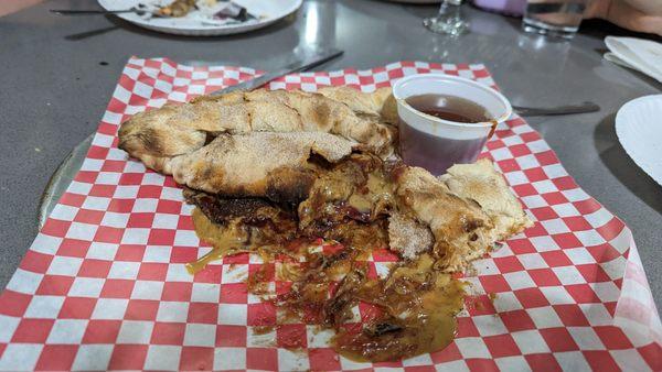 PB&J Calzone, share this dessert treasure with your whole party!