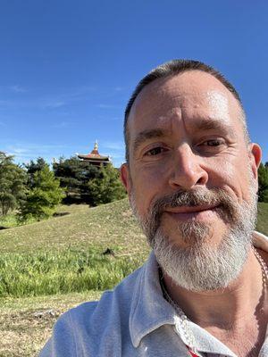 During a Buddhist meditation retreat in France. #energyhealing #reikihealer #shaman #intimacycoach