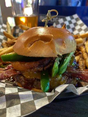 Tavern Burger (add jalapeño)