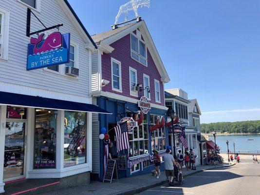 On Main St. next to Geddy's