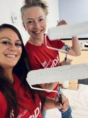 Volunteering at the boys and girls club in Kingston