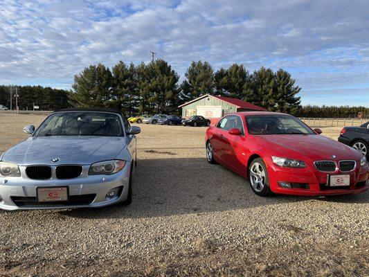 Convertible and Classics-BMW front row