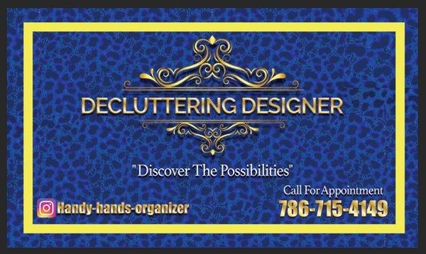 Decluttering Designer