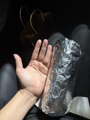 Huge burrito!