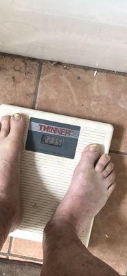 Last month weight 28 more pounds to go!